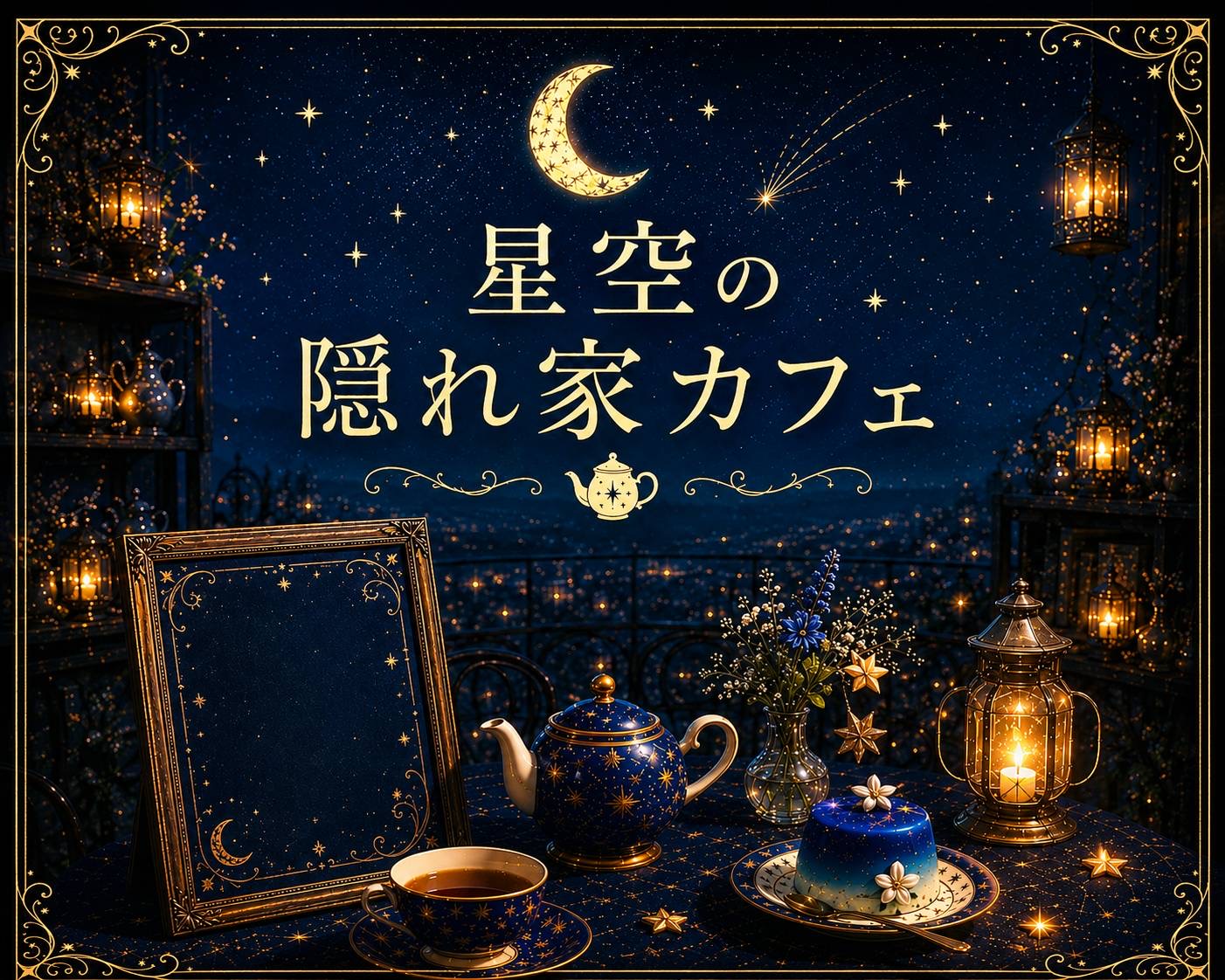 星空の隠れ家カフェ